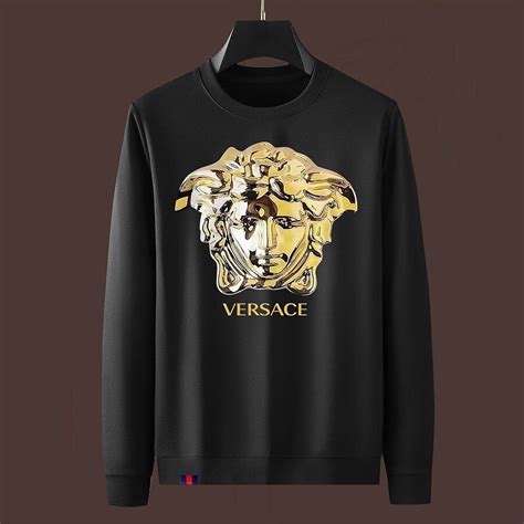 replica versace hoodie|Versace hoodie men's sale.